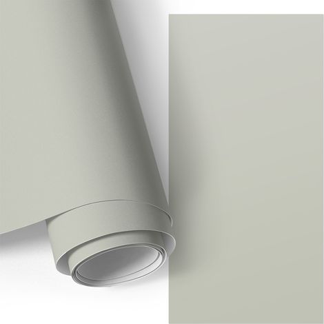 Klebefolie für Möbel - Möbelfolie - Selbstklebende - für Fensterbrett - Küchenschränke - Küchenfronten - Warmes Grau 65x130 cm