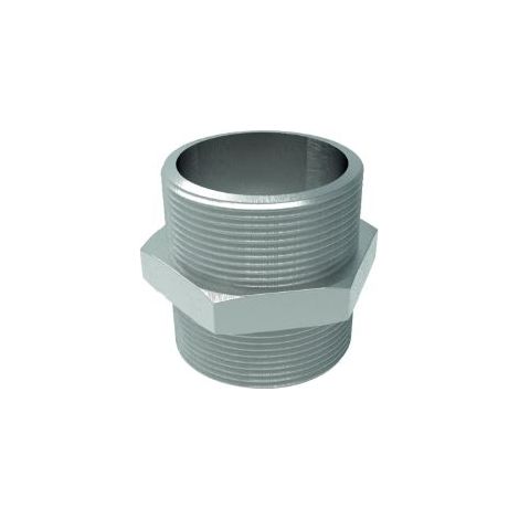 6-kt Doppelnippel 2 x 2