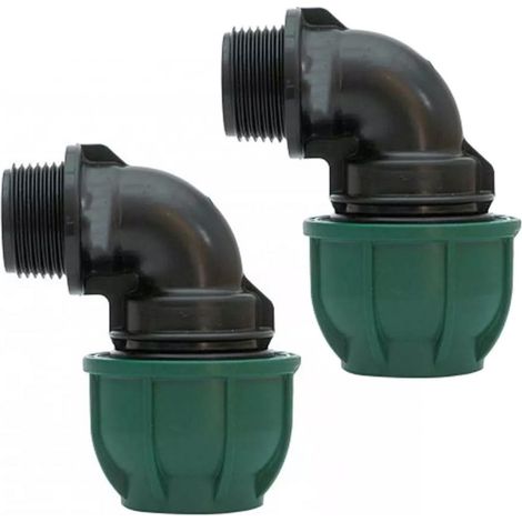 PACK DE 2 CODOS ROSCA MACHO PP 32MM 1  CODO MACHO FABRICADO ENPOLIPROPILENO DE 32MM X 1PRODUCTO DE ALTA CALIDAD CON CERTIFICADO AENOR  OFERTA EXCLUSIVA