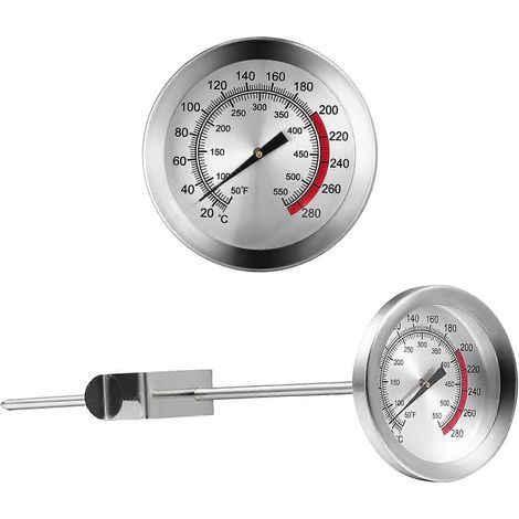 Kochthermometer (1 Stück), Fleischthermometer, Lebensmittelthermometer, Edelstahlsonde, Bratthermometer (1/4)
