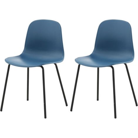 Artic Esszimmerstuhl blau, schwarz. (1/5)