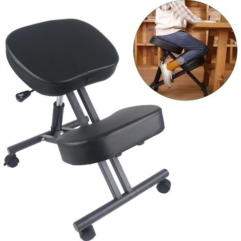 Chaise de genoux ergonomique, Capacité de charge 100kg, Épaisseur du coussin 80mm, Dimensions 704650-60cm, Design confortable, Utilisation intérieure (1/5)