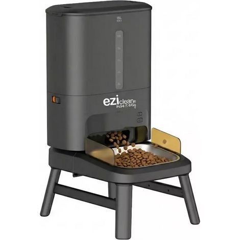 Distributeur de croquettes 5w noir - E.ziclean - NUTRIBOTDOGGYX (1/2)