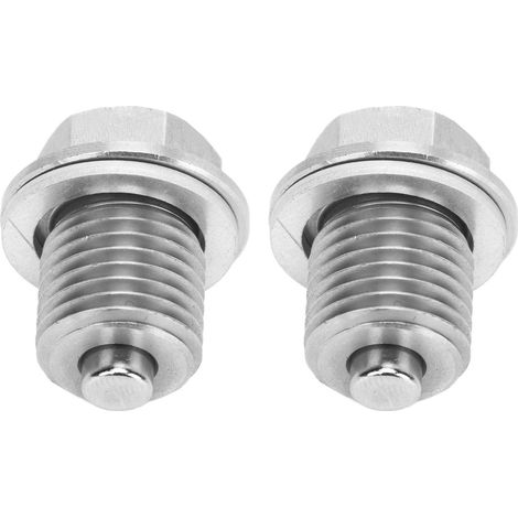 1 Paar magnetische Ölablassschrauben M14x1,5 aus Edelstahl als Ersatzteil für Hyundai (1/5)