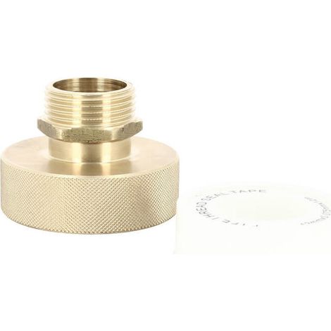 Raccord S60X6 Laiton - Fileté mâle 1'' Pas gaz (26x34 mm)