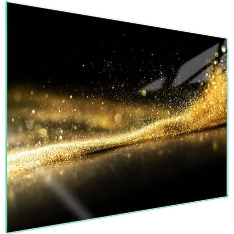 Plaque de protection en verre pour four 70x52 à paillettes (1/5)