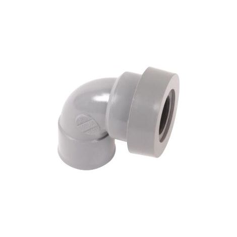 Coude PVC 87° joint lèvre F 32 Nicoll -NF-  Le lot de 10