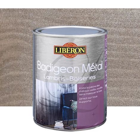 Badigeon Métal LIBÉRON Titane poli 1 L (1/2)
