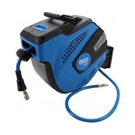 BGS 3323 Carrete de manguera de PVC 12 m para taller