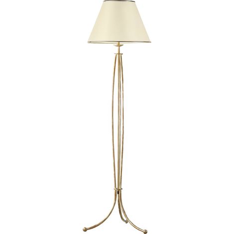 Lampada da terra treppiede LAURA Jupiter ecru E27 163cm