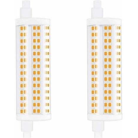 20W 118mm R7s Dimmable Ampoule LED J118 Lumière du jour 4000K 2200lm double extrémité spot équivaut à 200W ampoule halogène pour maison, salon, balcon, hôtel, restaurant, etc(2pcs) [Cl (1/4)