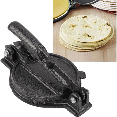 Petite presse à tortillas, presse à tortillas mexicaine, presse à tortillas manuelle en fonte (1/5)