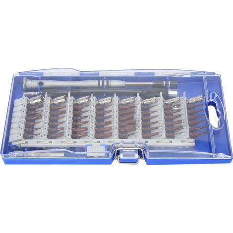 Kit de Tournevis 60-en-1 pour Réparation Téléphone, Ordinateur et Montre avec Embouts