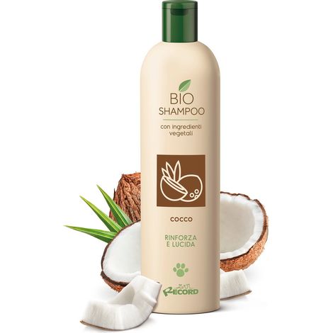 Shampoo Bio rinforzante e lucidante al cocco per cani e gatti 250 ml