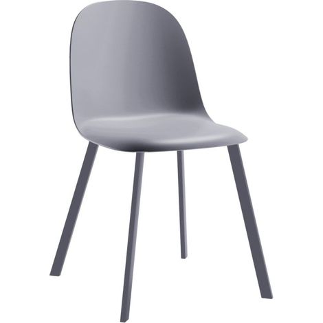 Dimo Sedia Mael in PP Grigio Chiaro (1/2)