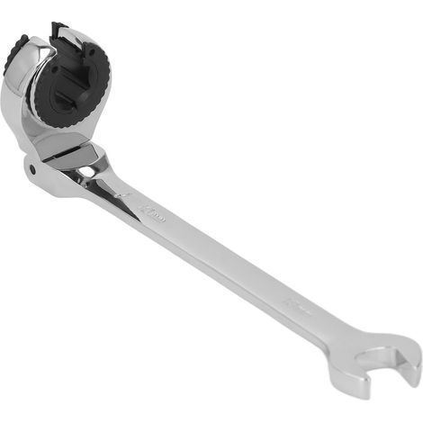 Clé à cliquet métrique à tête flexible ouverte 72 dents engrenage angle réglable pour tuyauterie de climatisation 10 mm (1/5)