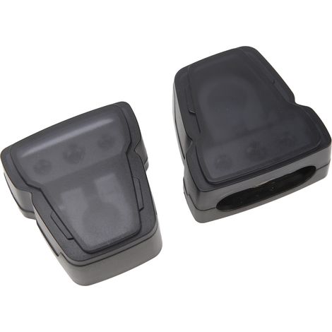 Paire de bornes de batterie positives négatives avec serre-câbles, entrée 1x0/4GA sortie 2x4/8GA, pour auto, bateau, yacht, camping-car (1/5)