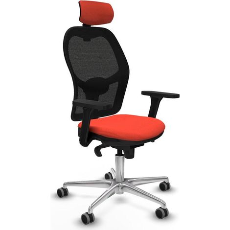 piqueras-y-crespo Sedia da ufficio arancione scuro confortevole