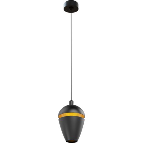 Suspension LED 8W noir/or Cometshine P0471 Maxlight (1/2)