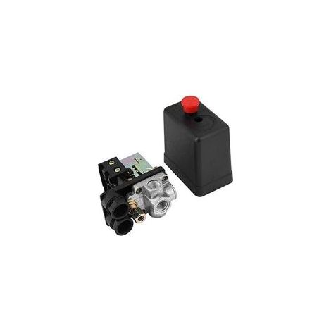 240V 16A Port 90PSI -120PSI Pressostat de compresseur d'air Régulateur de contrôle Avec Les mesures Pour une réduction rapide de la pression (1/4)