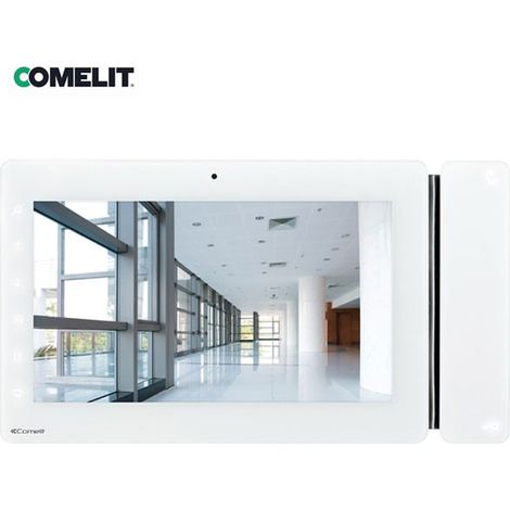 Monitor a colori MAXI Wi-Fi da 7" per sistema Vip Bianco Comelit 6842W