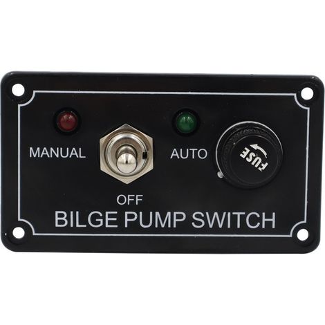 12V 5A rocker switch with indicator light for vehicle and marine modification - ABS plastic modification - 12V 5A vehicle and marine modification switch panel - marine supplies (1/4)