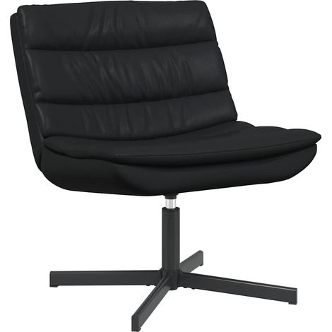 Chaise pivotante Noir 63 x 75 x 76 cm PU brillant CFW795337 (1/5)