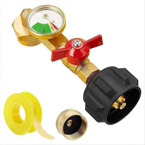 Adaptateur de remplissage de propane pour bouteilles de 450 g (1 lb), adaptateur de propane à 90 degrés (1/5)