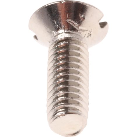 Vis à métaux RS PRO M4 à tête Fraisée fendue en Laiton, 12mm ( Prix pour Sachet de 100 ) (1/2)