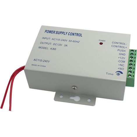 AC 110-240V à DC12v 3A 36w Alimentation Power Supply Control pour Système de Contrôle d'accès à la Porte Alimentation (1/5)