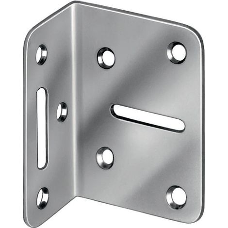 Ángulo de ajuste L.50x35mm An.70mm S.2mm STA azul crudo galvanizado VORMANN (Por 20)