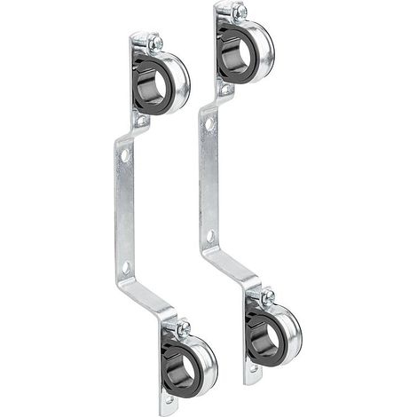 Paire de supports doubles isophoniques pour collecteur 3/4'' (20/27) et 1'' (26/34) - Watts