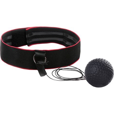 Bandeau de boxe avec balle de réaction pour entraînement, réduction du stress et équipement de fitness (1/5)