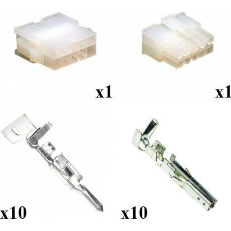 Kit Connecteur Mini Fit Mâle Femelle 5x2 Voies