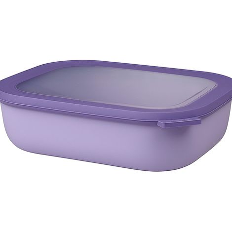 Bol Multifonction Rectangulaire - Boîte Conservation Alimentaire avec Couvercle - Convient comme Boîte de Hermétique pour le Réfrigérateur, Micro-ondes (1/5)