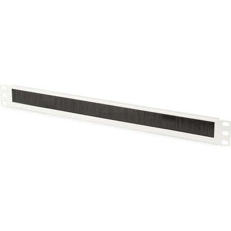 DIGITUS Tira pasacables 1U Apertura 24x423mm Gris