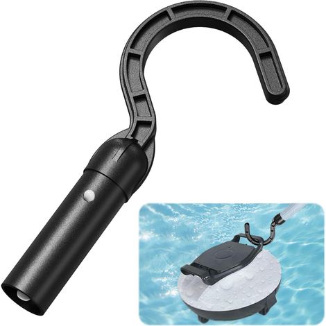 Crochet pour robot nettoyeur de piscine - crochet télescopique compatible avec différents aspirateurs de piscine (1/5)