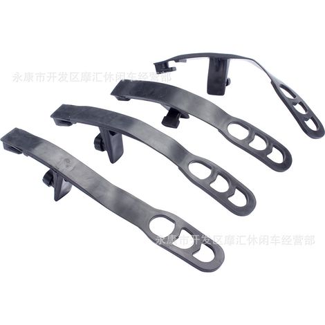 4 motocross street bike accessories: Headlight mounting rubber strip bracket with universal EXCF CRF (1/4)