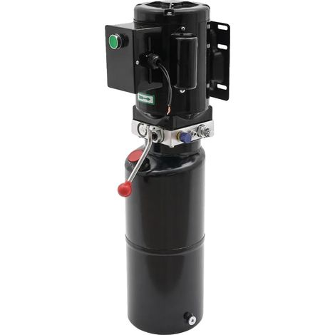 Unité de puissance hydraulique, moteur de 2,2 kW, réservoir d'huile de 10 L, noir (1/2)