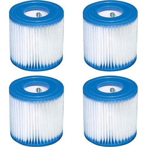 AIDUCHO Cartouches de filtre de piscine H de rechange 29007E pour Intex Replacement Swimming Pool Filter Cartridge (4 Filters) (1/5)