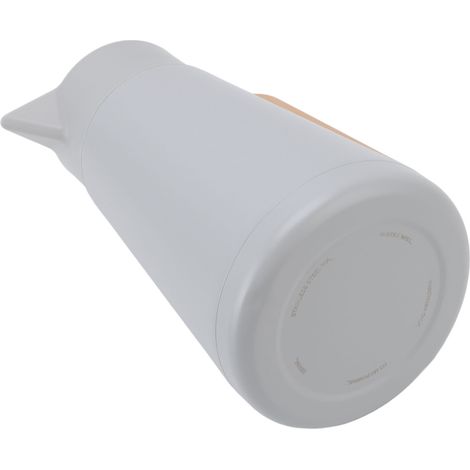 Bouteille isotherme 2L acier inoxydable 304, cafetière style français, bouteille d'eau chaude grise pour maison (1/5)