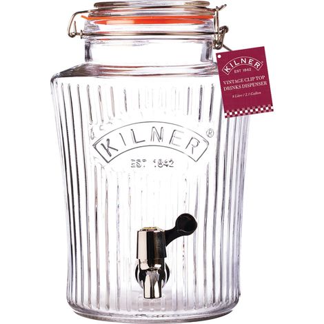 Distributeur à boisson vintage 5 L en verre (1/5)