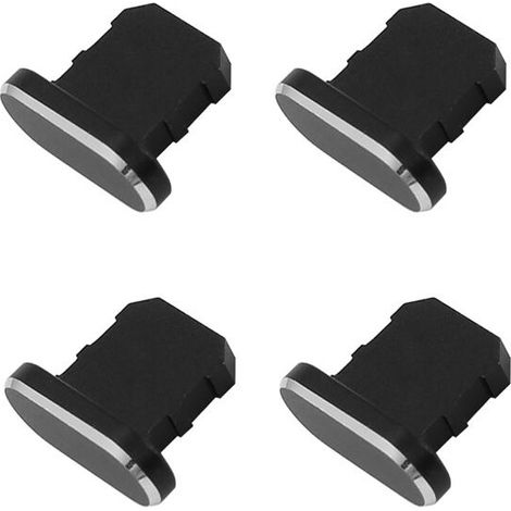 Funda protectora ultrafina de carcasa blanda con tapón antipolvo y tapa para el puerto de carga, apta para iPhone 13/12/11 - Negra (1/4)
