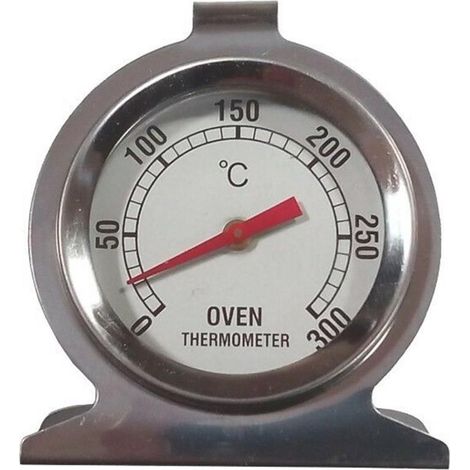 TERMOMETRO FORNO BARBECUE IN ACCIAIO INOX DA 0°- 300° ACCIAIO UNIVERSALE (1/3)