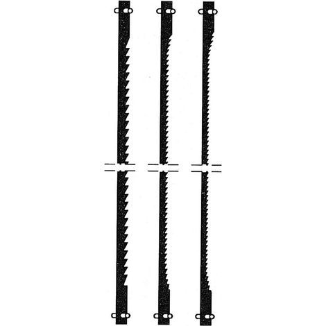 Proxxon 28745 lame per plastica e metallo - Set di 12 pezzi - PROXXON GMBH