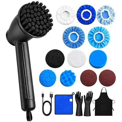 Car Polisher, Car Polishing Kit, Adjustable Speeds, Orbital Polishing Machine for Car Waxing and Renovation (1/5)