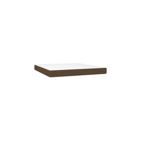 Matelas de lit à ressorts ensachés Marron foncé 160x200x20 (1/5)