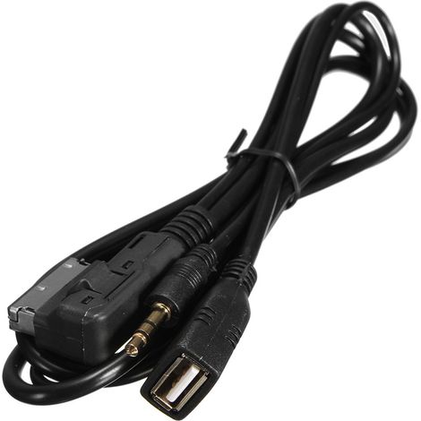 Interface USB + Chargeur + Câble AUX MDI AMI MMI pour Audi A6L A8L Q7 A3 A4L A5 A1 (1/5)