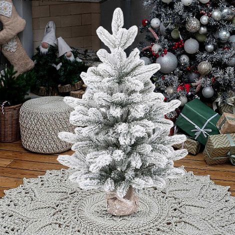 Sapin de Noël artificiel de bureau, décorations de Noël, présentoir pour sapin de Noël, petit sapin de Noël, ornements de Noël (1/5)