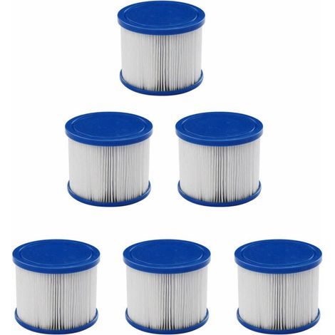 Compatible avec les cartouches filtrantes AREBOS pour spas et bains à remous (6 pièces)-AquaForge (1/5)